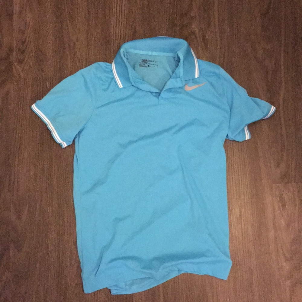Blue Nike Golf Shirt